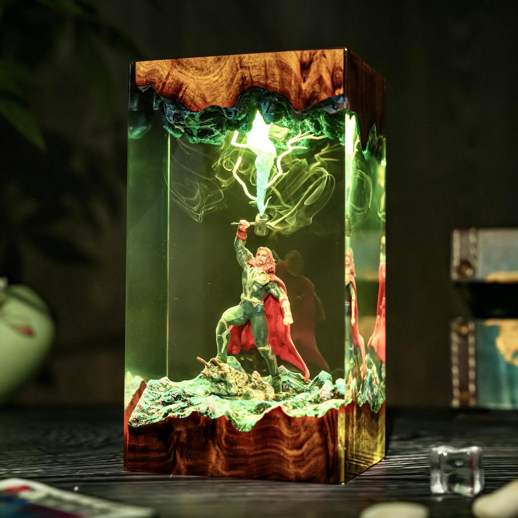 Thor Lightning Thunder Lamp 5 Avengers Thor Night Light