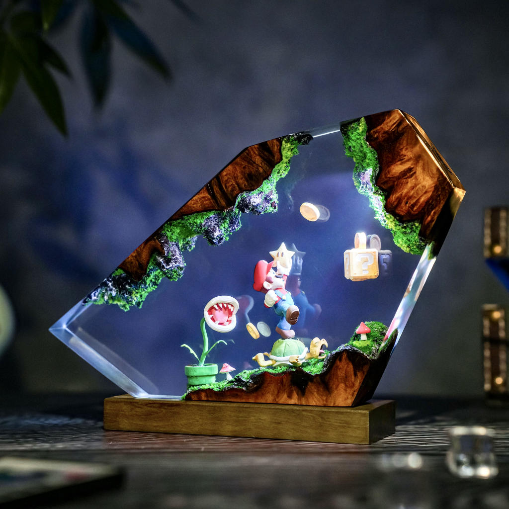 Super-Mario-Piranha-Plant-Lamp (5) Super mario night light