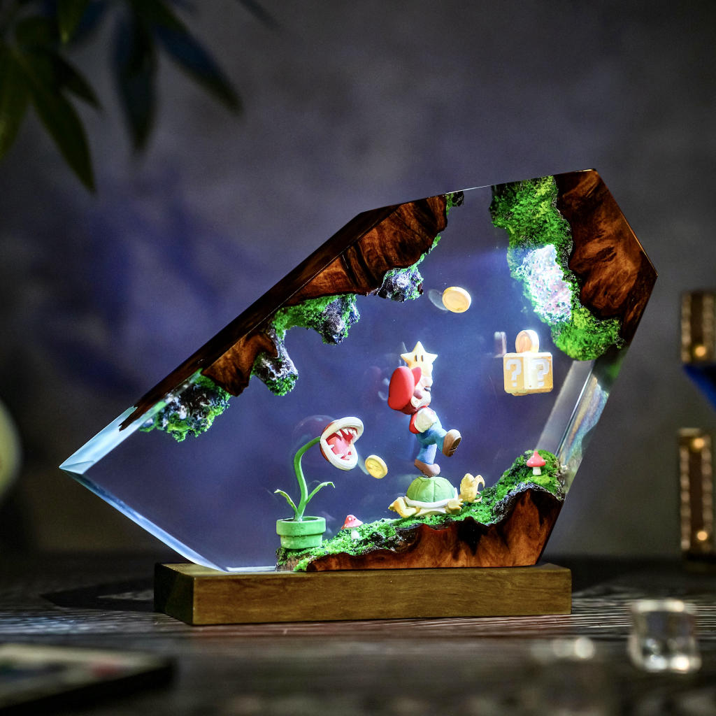 Super-Mario-Piranha-Plant-Lamp (6) Mario piranha plant décor
