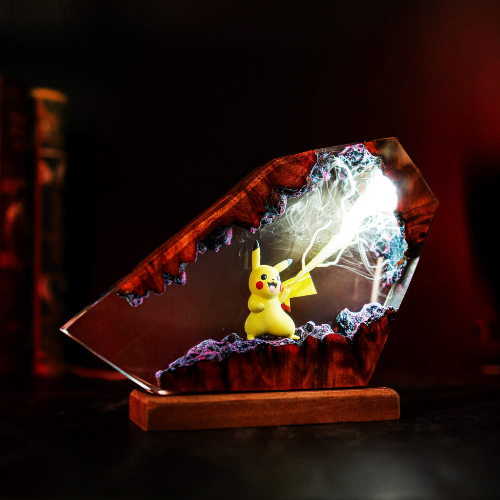 Thunderbolt-Pikachu-Pokemon-Lamp (7) Pikachu resin night lamp
