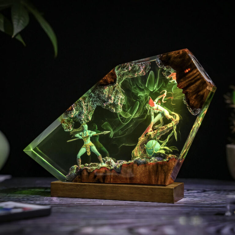 Varang vs Neytiri Avatar 3 Fire & Ash Lamp 12 Varang vs Neytiri Avatar RGB LED Night Light