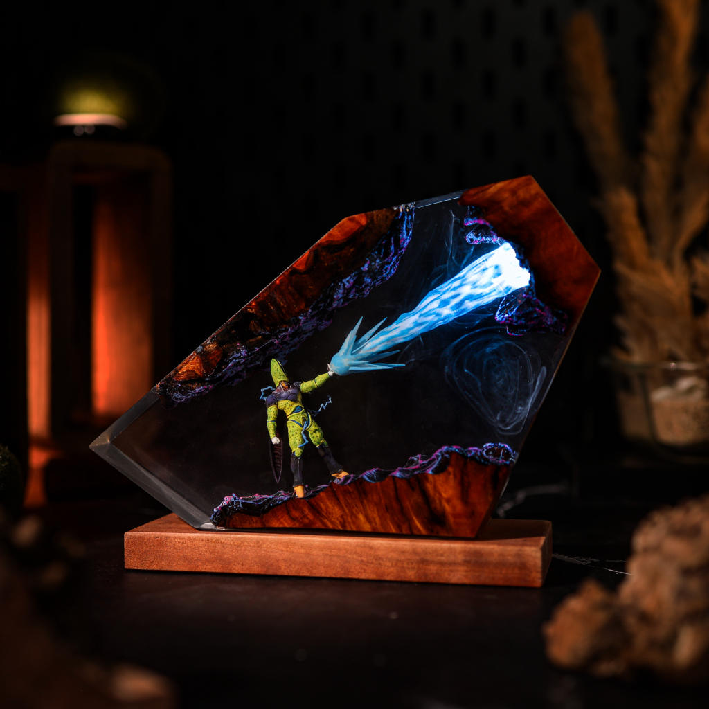 Powerful Green Man Anime Lamp 6 Dragon Ball Z decor light
