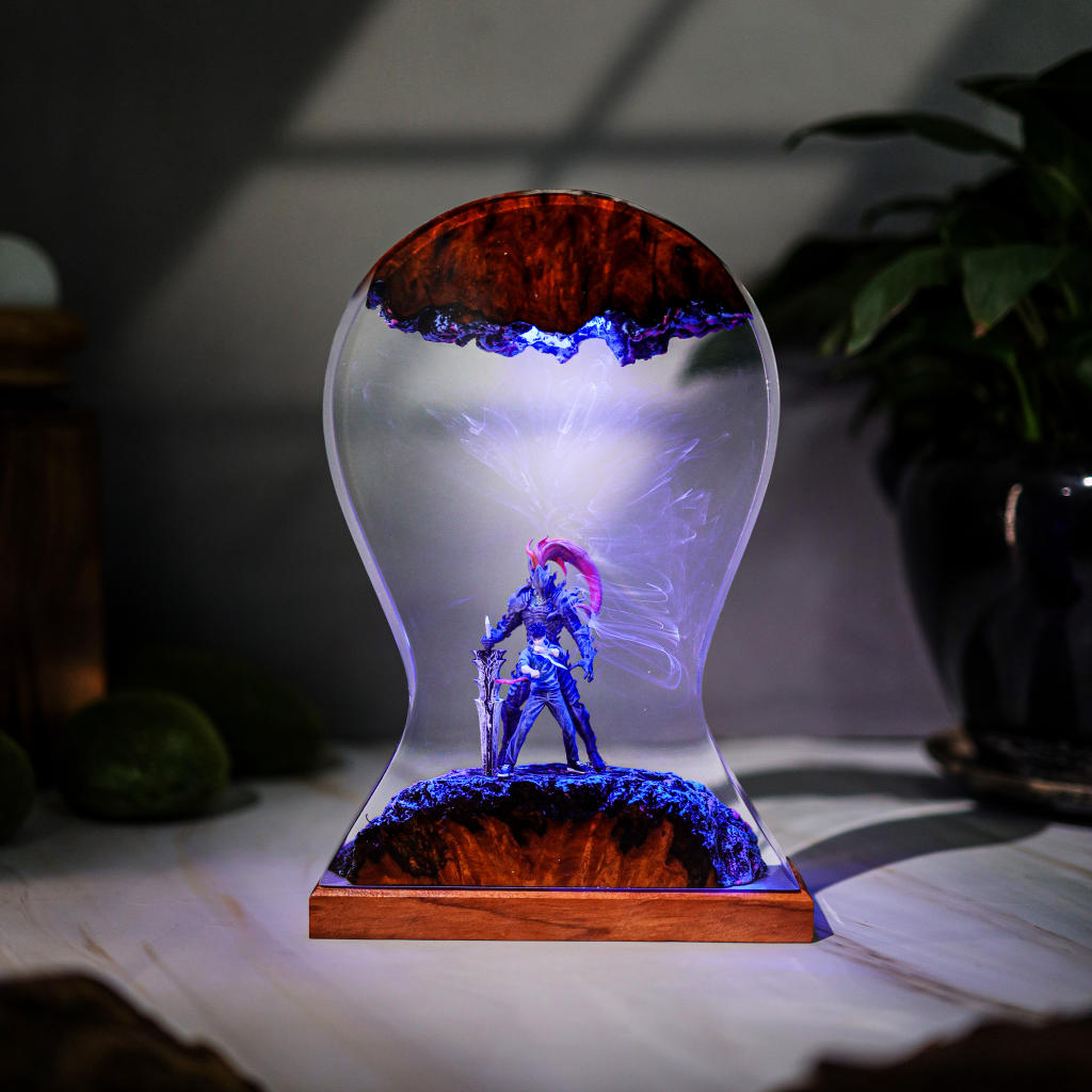 Shadow Hunter and Blood-Red Commander Headphone Stand & Lamp 13 Sung Jin-Woo anime light