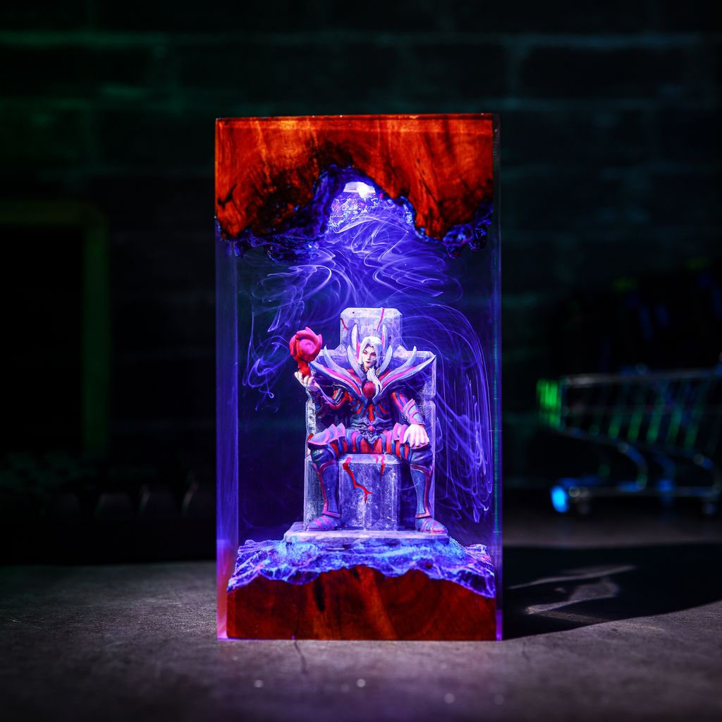 Emperor Of The Mankind Warhammer Lamp Blood lord vladimir league of legends gaming room accessory