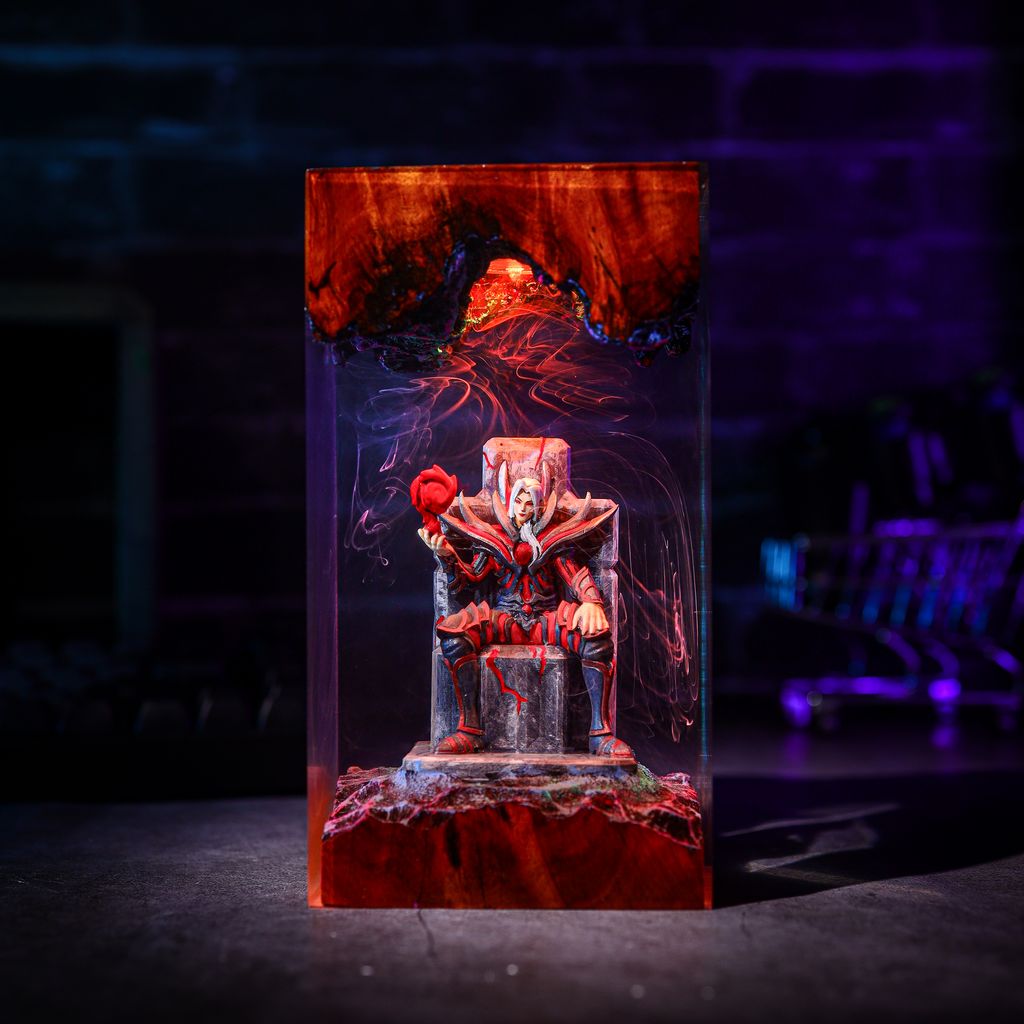 Emperor Of The Mankind Warhammer Lamp Blood lord vladimir league of legends gamer decor