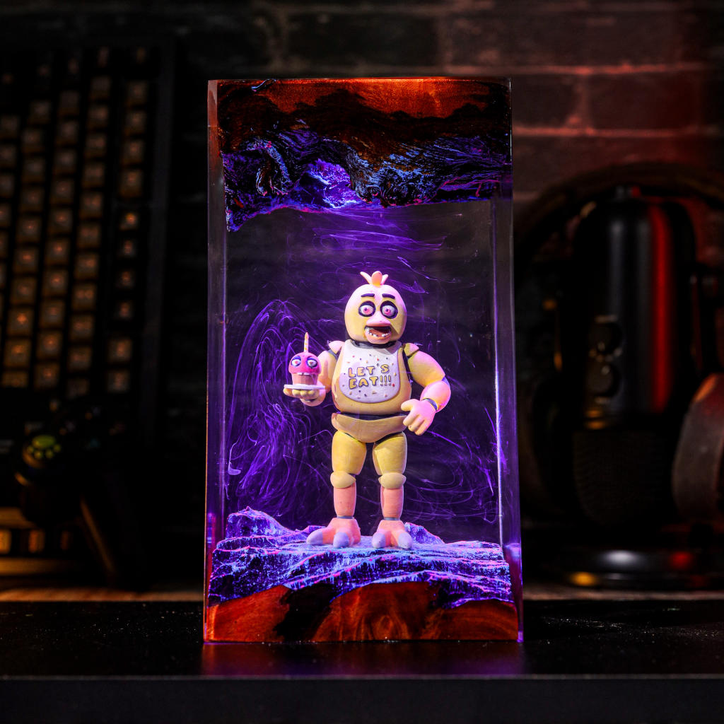 Chica Five Nights at Freddy's Lamp - Hirosart