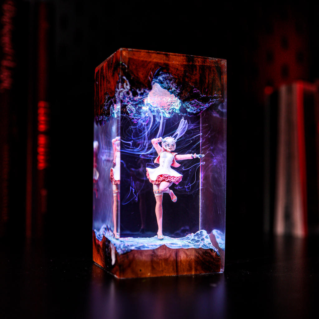 Elphelt Valentine Guilty Gear Lamp 3 Elphelt resin night light