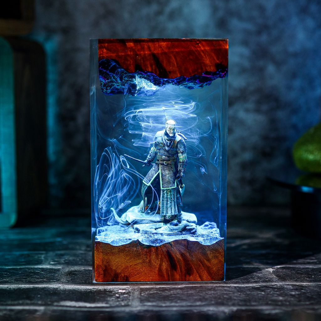 Emperor Of The Mankind Warhammer Lamp Geralt of rivia witcher lamp