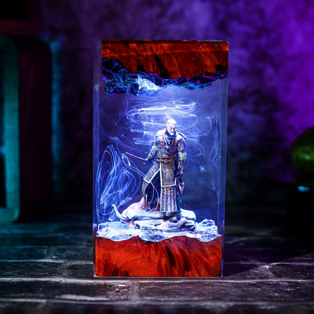Emperor Of The Mankind Warhammer Lamp Geralt of rivia witcher led lamp