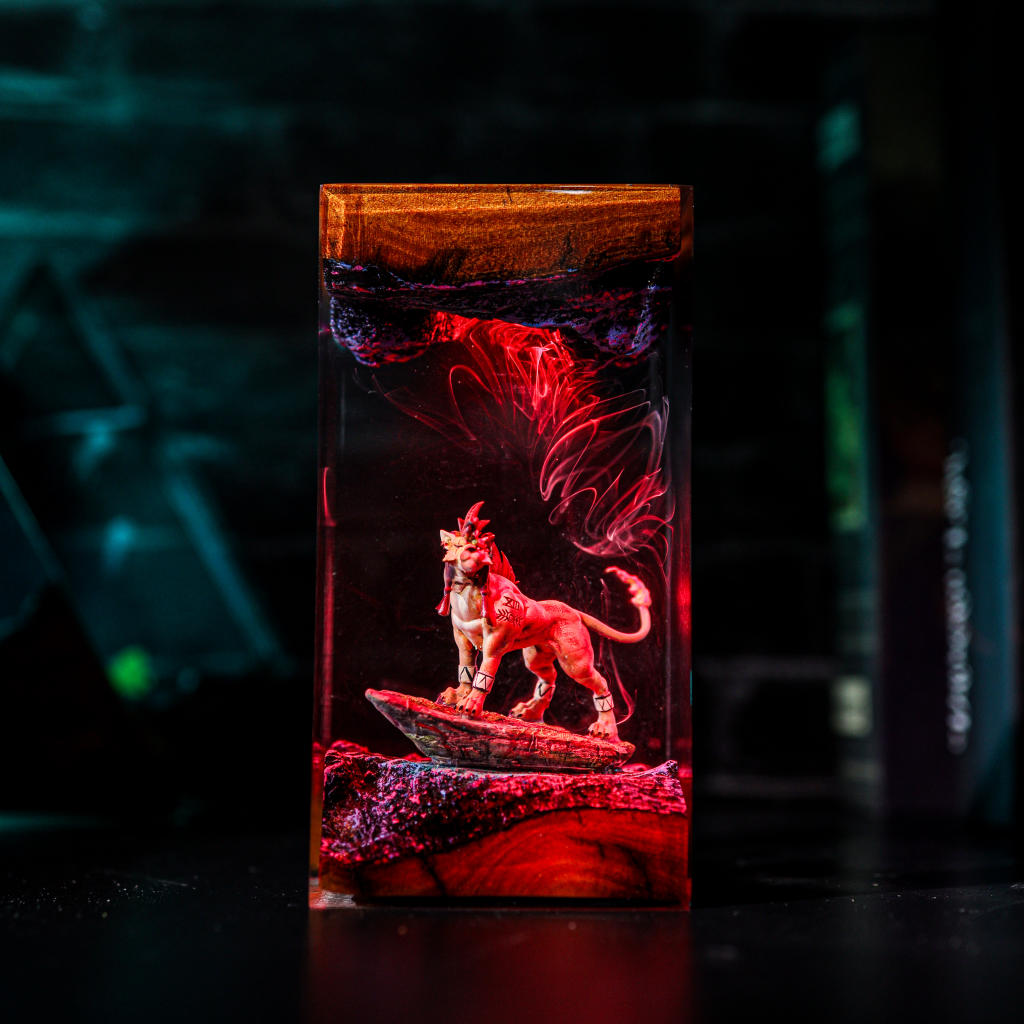 Red XIII Final Fantasy VII Lamp 10 Red XIII Final Fantasy VII Night Light