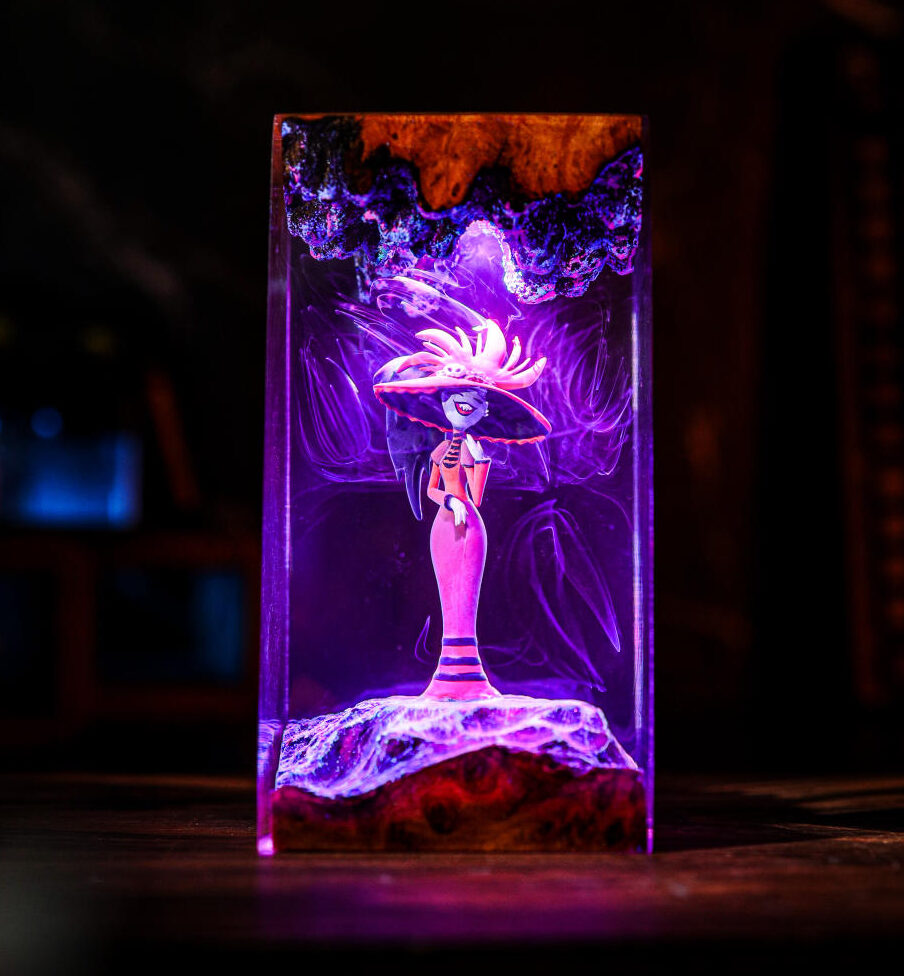 Rosie Hazbin Hotel Lamp - Hirosart