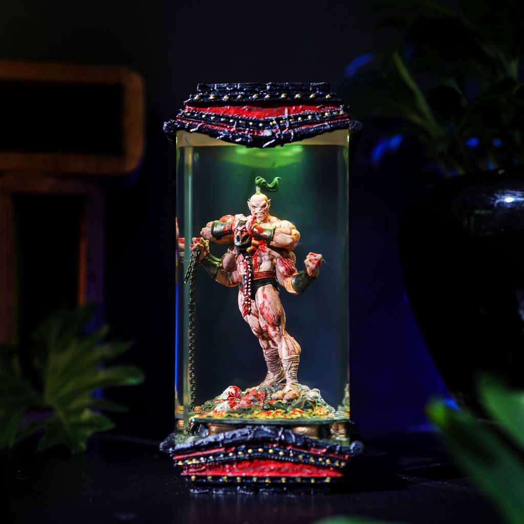 Four-Arm Warrior Gaming Lamp 4 Four-Arm Warrior LED Table Lamp