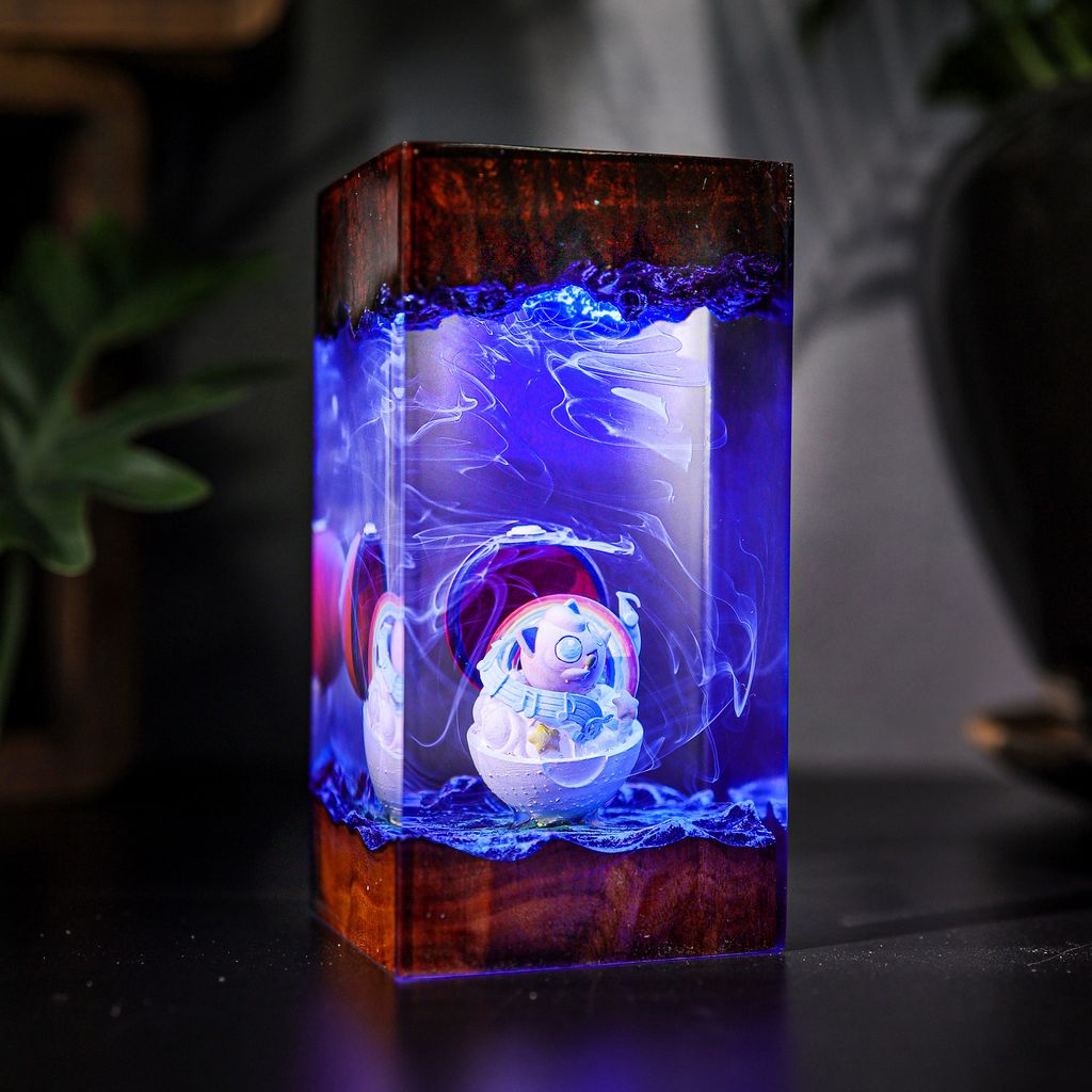 Jigglypuff Pokémon Lamp Ver 2 9 Jigglypuff Pokémon LED Table Lamp Ver 2