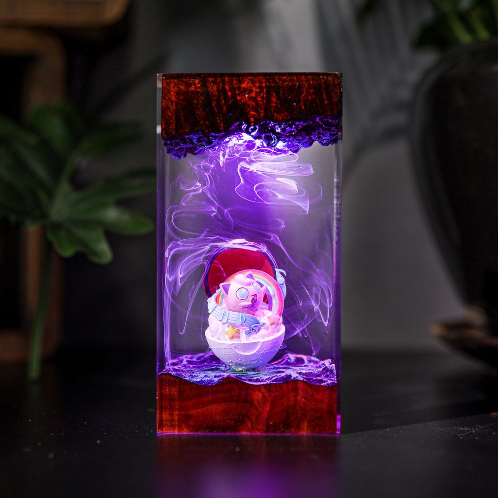 Jigglypuff Pokémon Lamp Ver 2 7 Custom Pokémon Jigglypuff LED Mood Light
