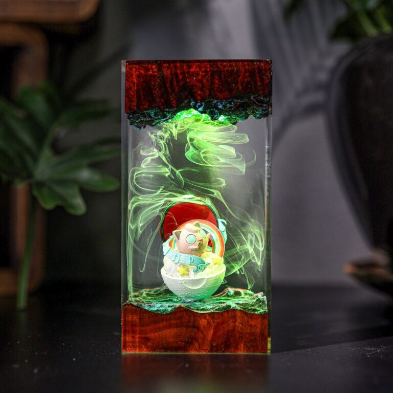 Jigglypuff Pokémon Lamp Ver 2 10 Handmade Jigglypuff Pokémon Resin Light