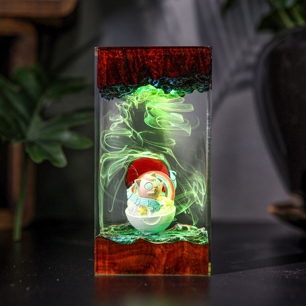 Jigglypuff Pokémon Lamp Ver 2 4 Handmade Jigglypuff Pokémon Resin Light