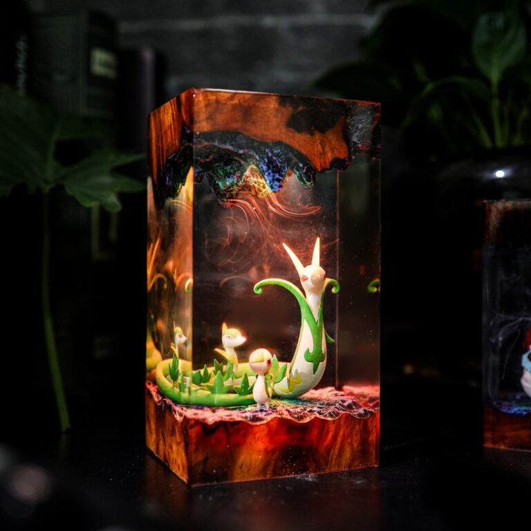 Snivy, Servine, and Serperior Pokémon Lamp 10 Snivy Servine Serperior Pokémon LED Light
