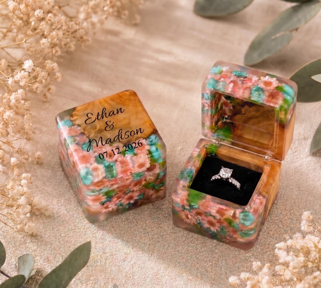 Daisy Flower Ring Box 12 Daisy Flower Ring Box