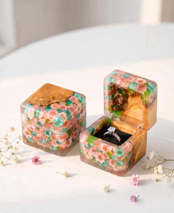 Daisy Flower Ring Box 3 Daisy Flower Ring Box