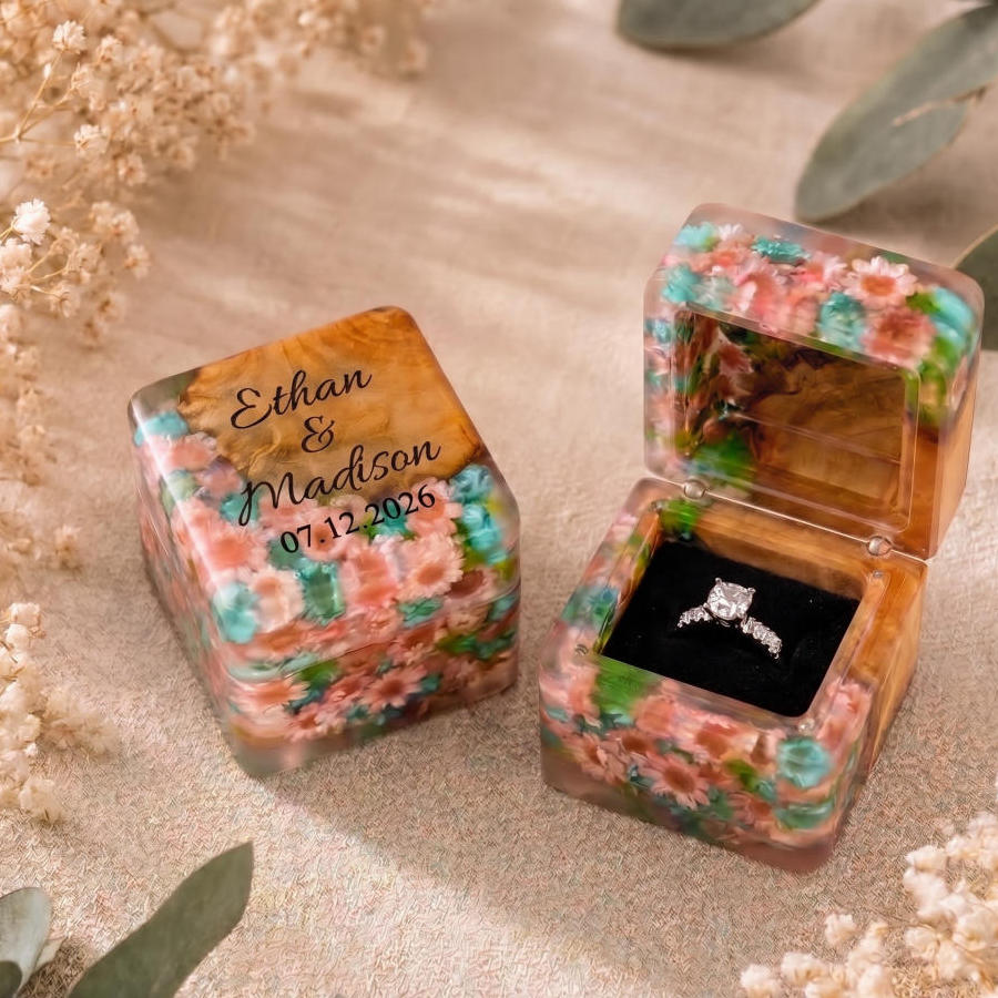 Daisy Flower Ring Box 7 Daisy Flower Ring Box