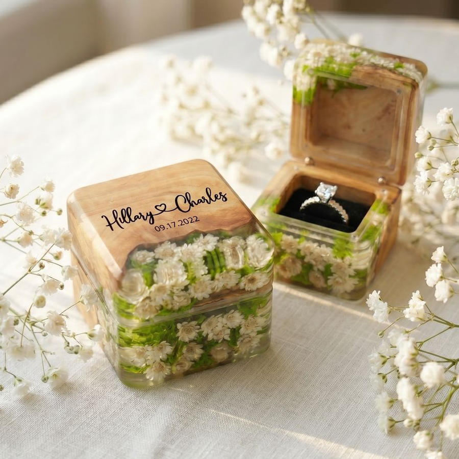 Daisy Flower Ring Box 6 Daisy Flower Ring Box