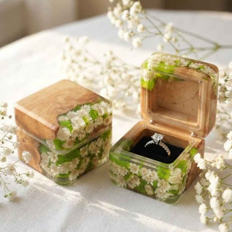 Daisy Flower Ring Box 1 Daisy Flower Ring Box