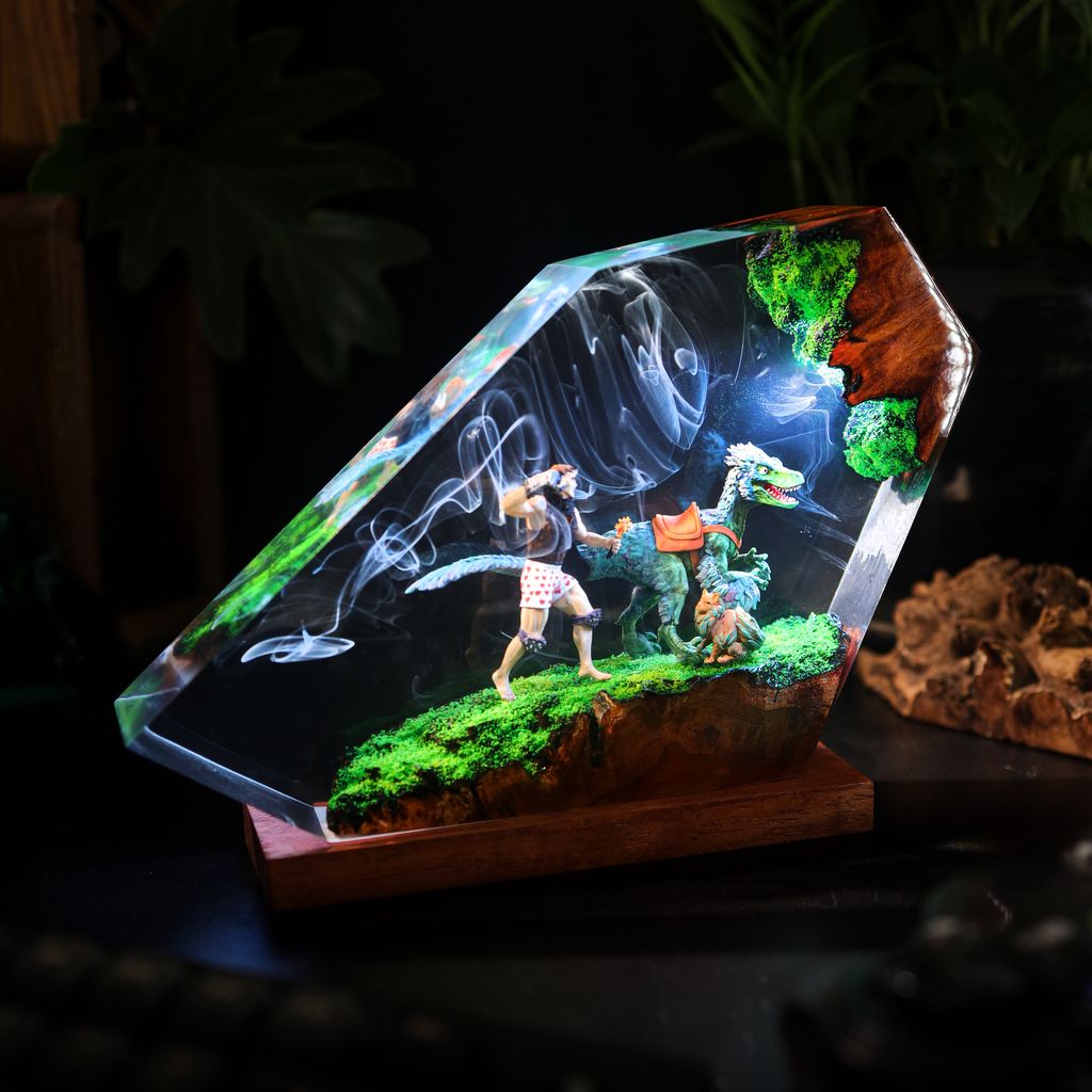 Dungeon-Crawler-Carl-Epoxy-Lamp Dungeon crawler carl night light