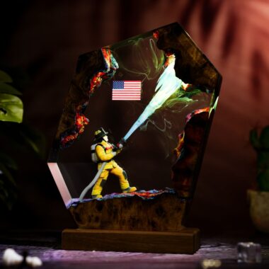 Firefighter Resin Lamp Ver 2