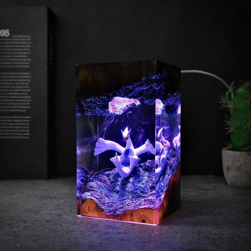 Lugia Pokemon Night Light 4 Custom Lugia Resin Night Lamp