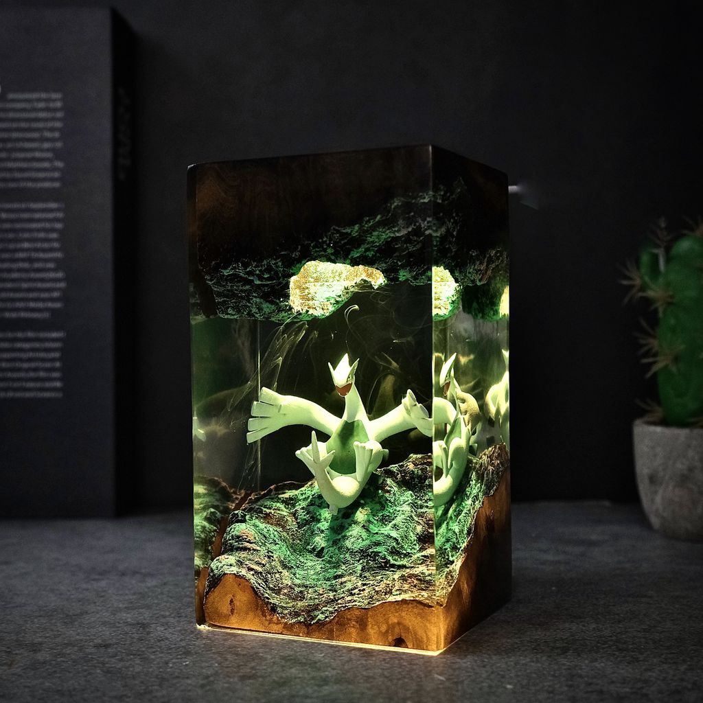 Lugia Pokemon Night Light 6 Lugia Legend Pokemon Table Lamp
