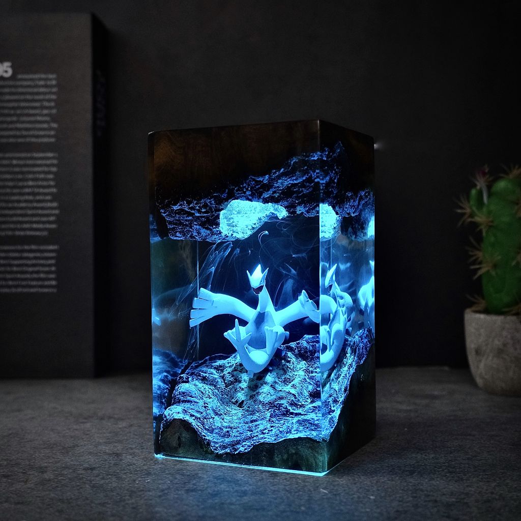 Lugia Pokemon Night Light 7 Handmade Lugia 3D Night Light