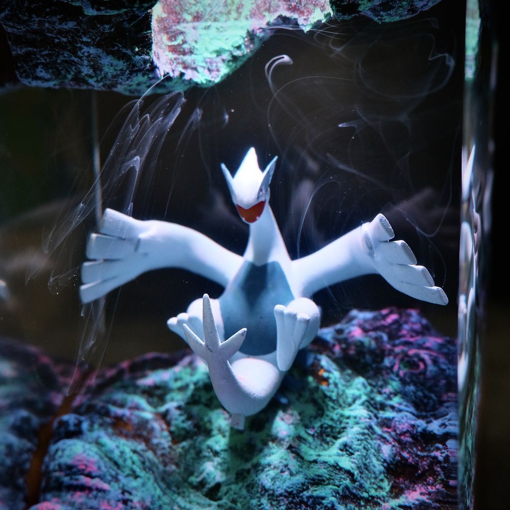 Lugia Pokemon Night Light 8 Lugia Underwater Scene Resin Lamp
