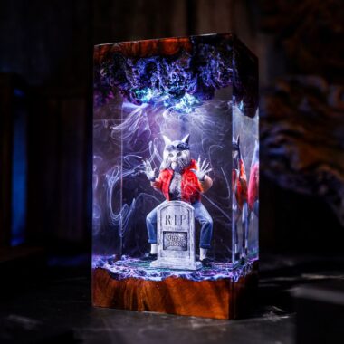 Michael Jackson Thriller Diorama Night Lamp