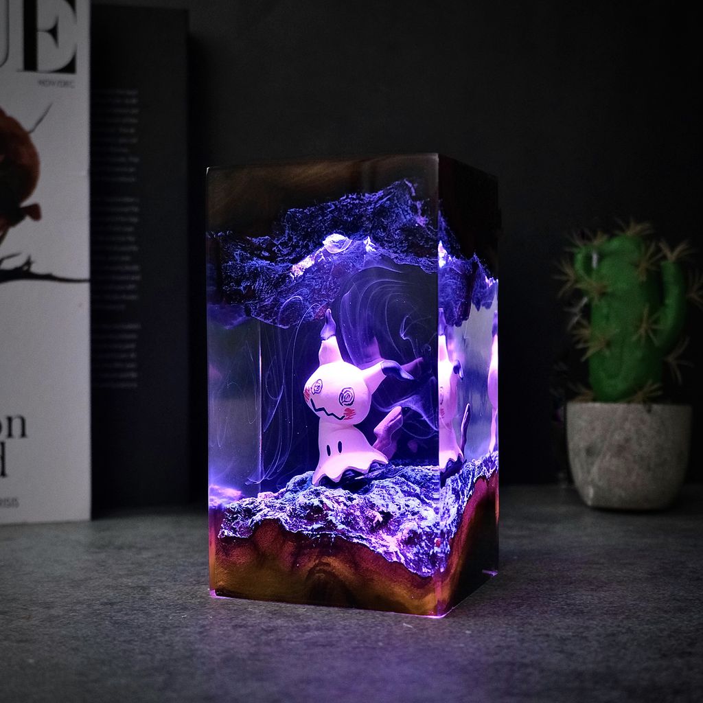 Mimikyu Pokémon Night Light 9 Mimikyu Character 3D Night Light