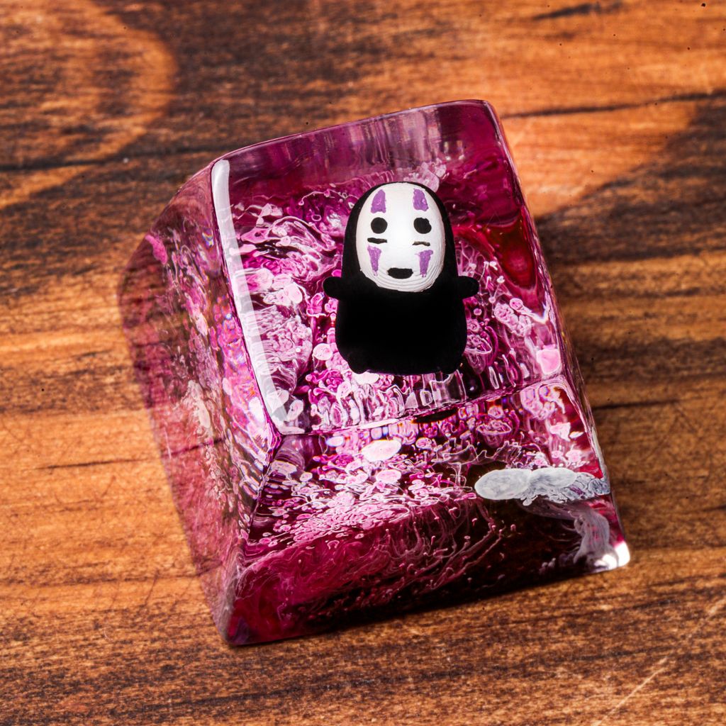 No-Face-Artisan-Keycap-Ver-3(6) Anime inspired artisan keyboard cap