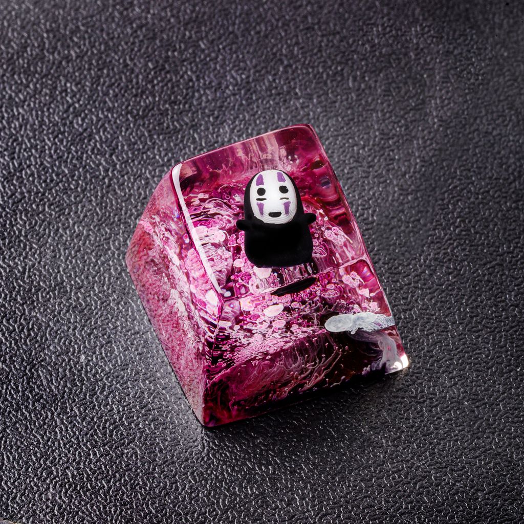 No-Face-Artisan-Keycap-Ver-3(7) No face resin gaming keycap