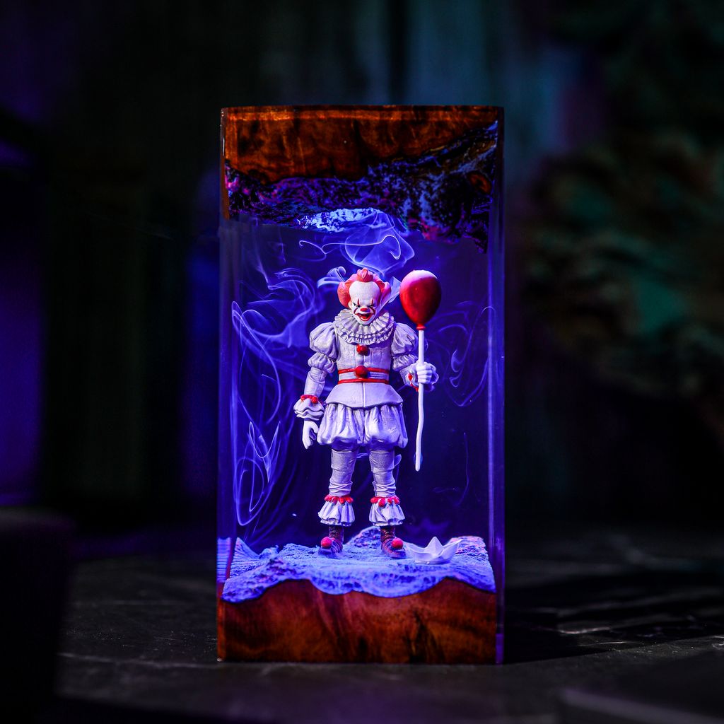 Pennywise IT Halloween Night Light 3 Pennywise IT Horror Movie Night Light