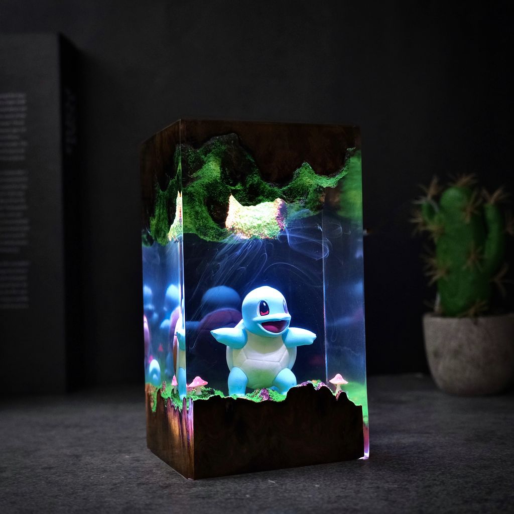 Squirtle Pokémon Night Light 8 Squirtle Pokémon LED Night Light