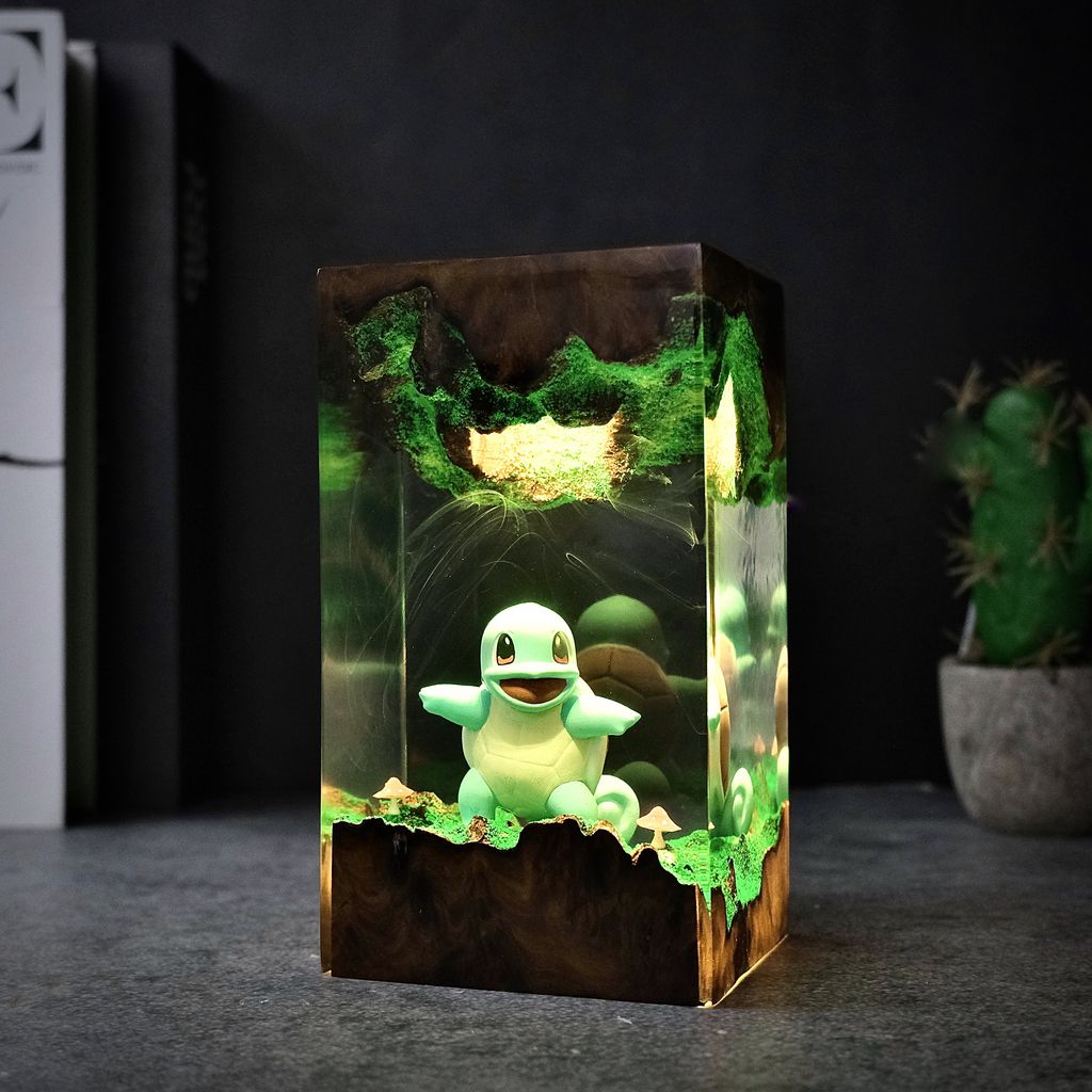 Squirtle Pokémon Night Light 5 Pokémon Squirtle Desk Lamp