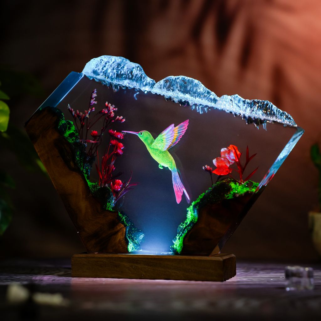 Hummingbird-Epoxy-Night-Light(2) Hummingbird epoxy night light2
