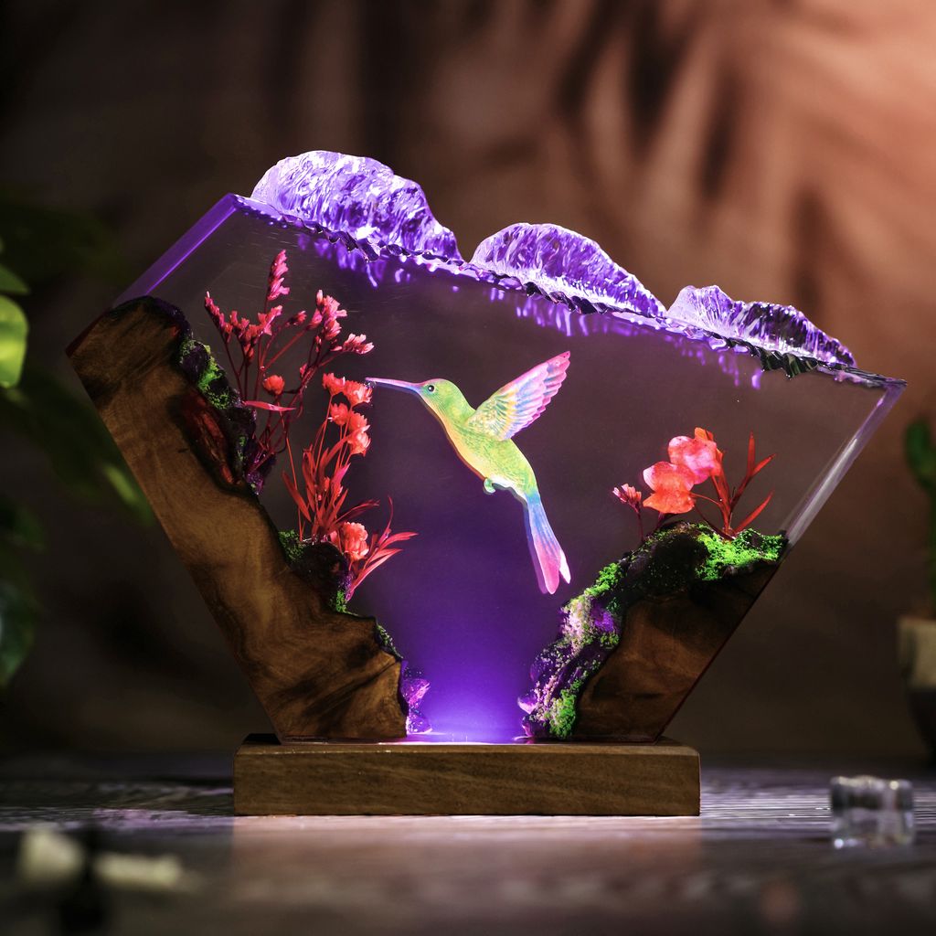 Hummingbird-Epoxy-Night-Light(3) Hummingbird epoxy night light3