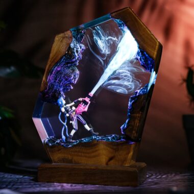 Jinx Arcane League of Legends Lamp