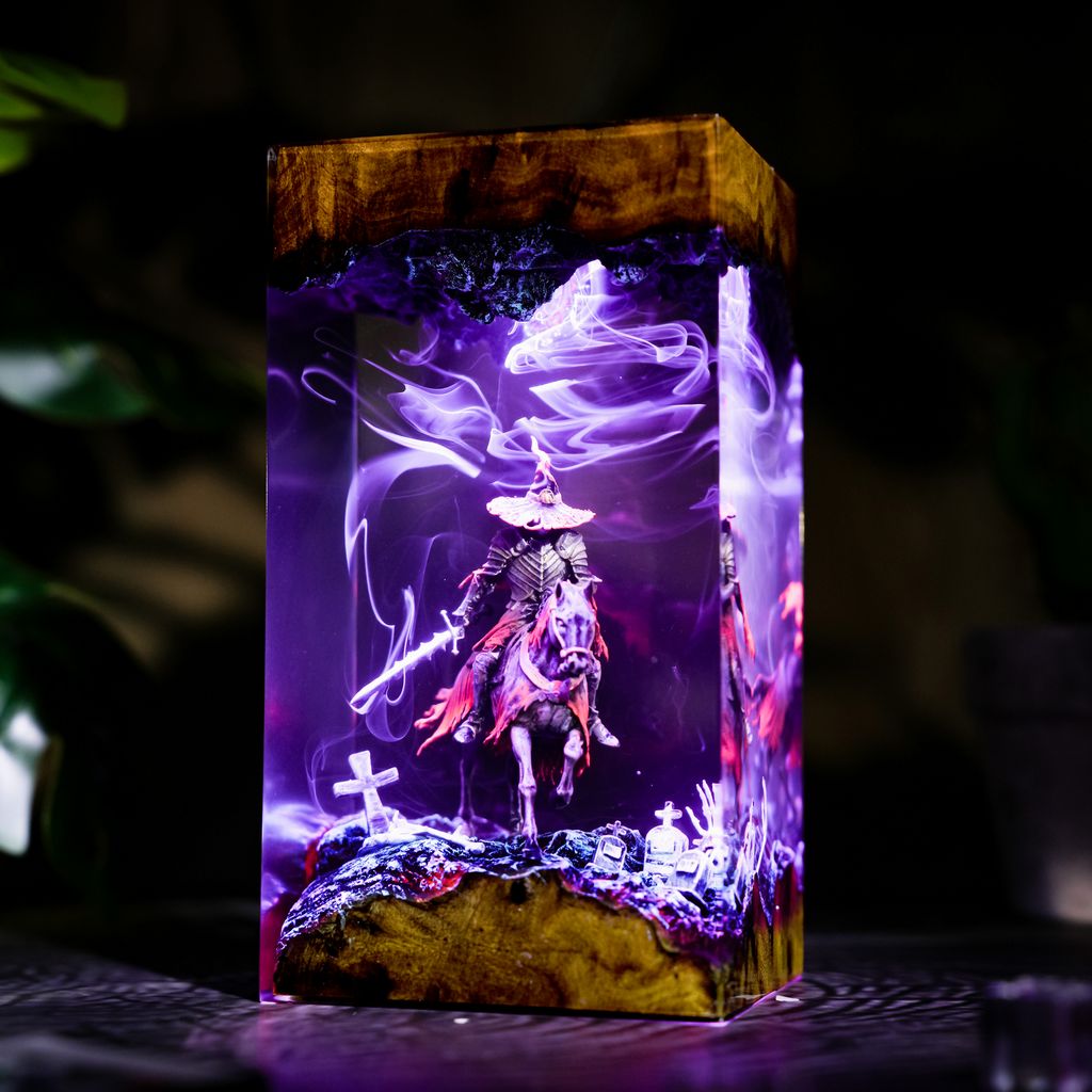 Bloody Finger Hunter Yura Elden Ring Lamp Ver 1 7 Bloody Finger Hunter Yura 3D LED Light