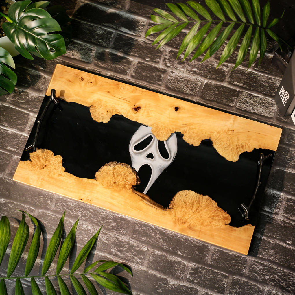 Ghostface Halloween Serving Tray 10 Ghostface Halloween Serving Tray