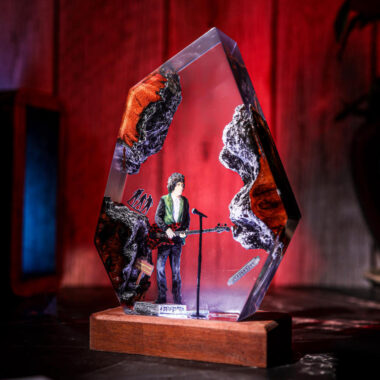 Bob Dylan Epoxy Lamp