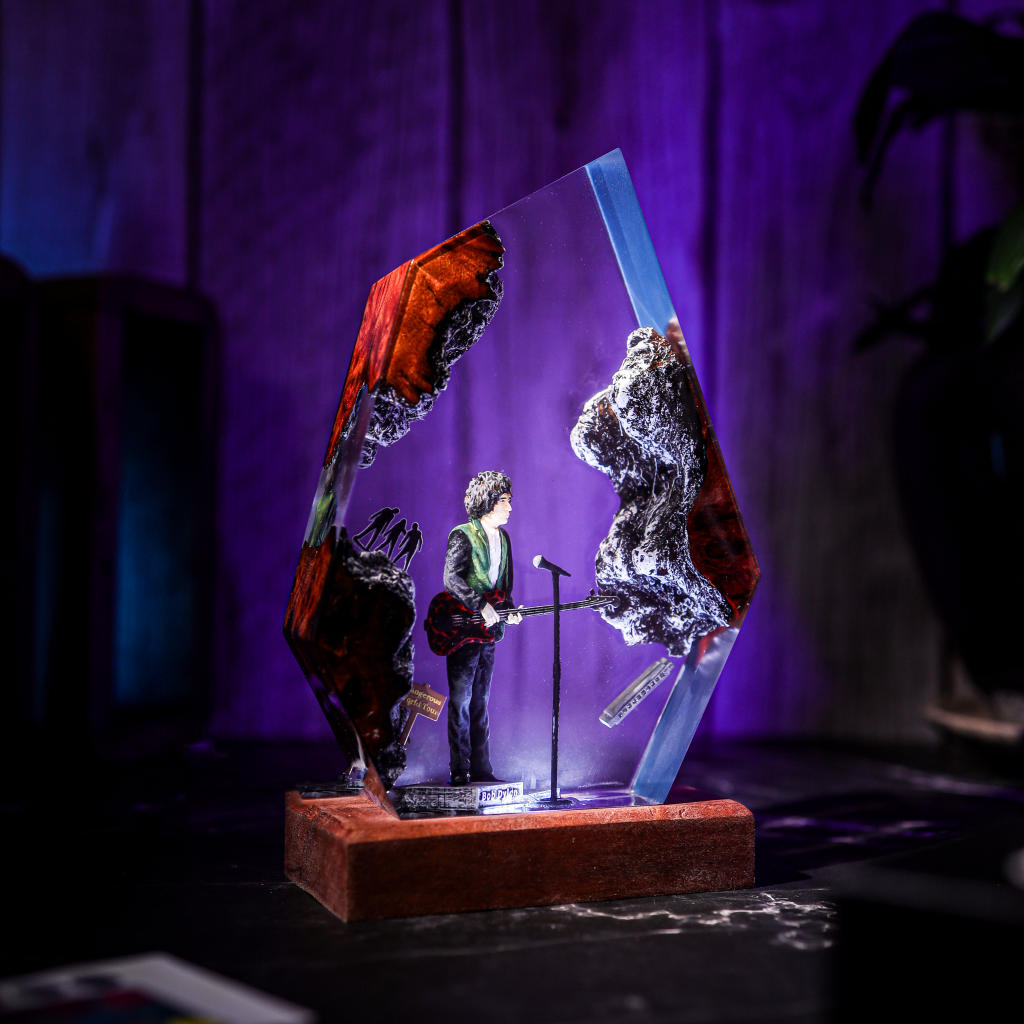 Bob Dylan Epoxy Lamp 3 Bob Dylan Epoxy Lamp