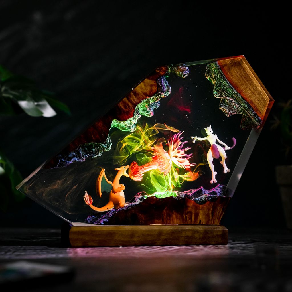 Charizard vs Mewtwo Pokémon Lamp 7 Charizard vs Mewtwo Pokémon Lamp