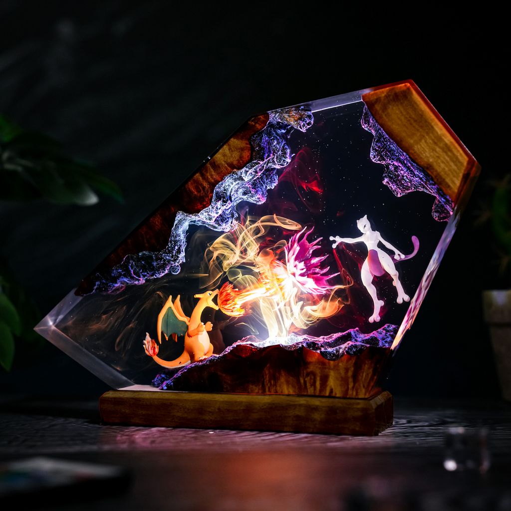 Charizard vs Mewtwo Pokémon Lamp 6 Charizard vs Mewtwo Pokémon Lamp