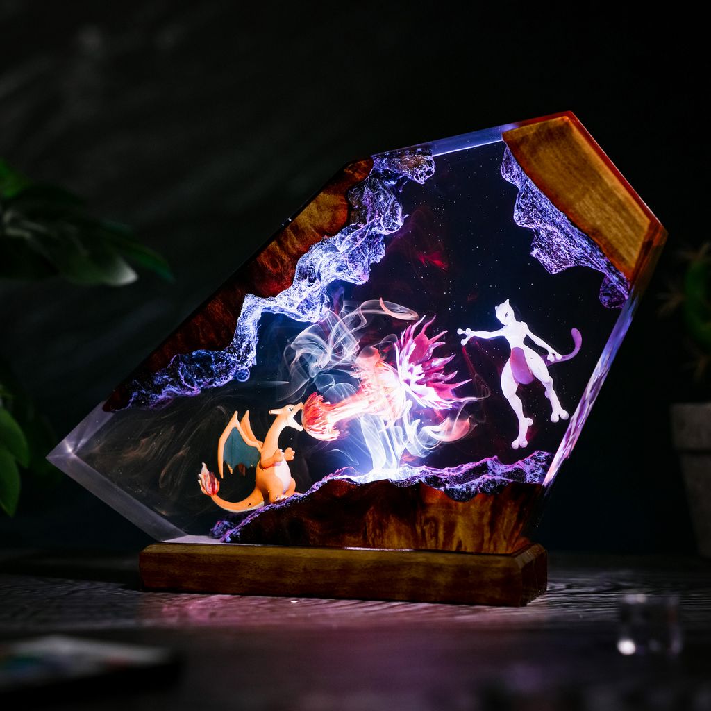 Charizard vs Mewtwo Pokémon Lamp 5 Charizard vs Mewtwo Pokémon Lamp