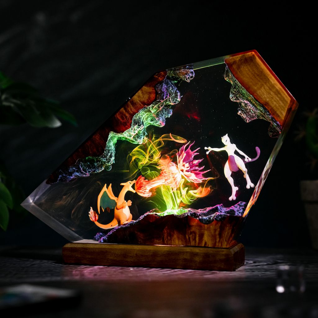 Charizard vs Mewtwo Pokémon Lamp 9 Charizard vs Mewtwo Pokémon Lamp
